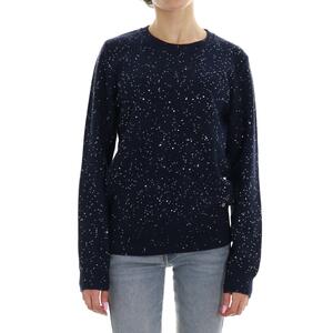 MAGLIA PAILLETTES BLU